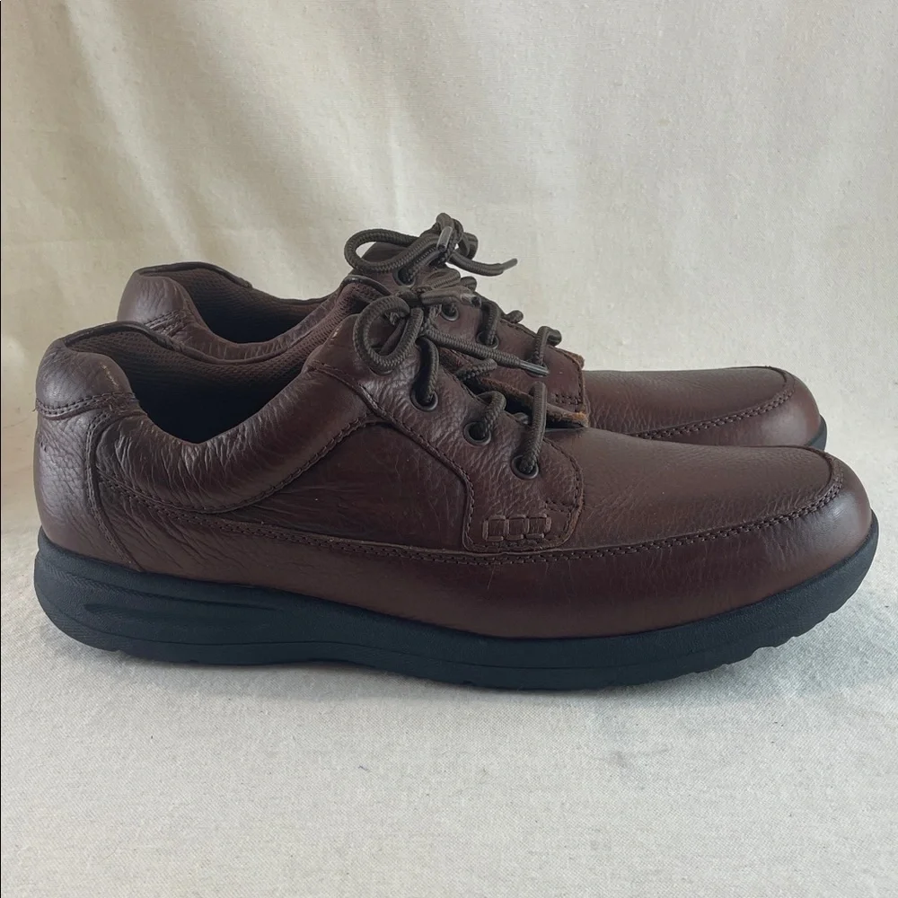 Men's Nunn Bush Brown Leather Shoes Size 11.5